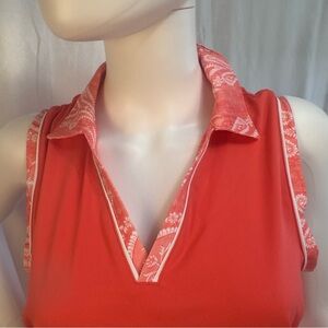 EUC Lady Hagen Sleeveless Golf Tennis Polo Shirt